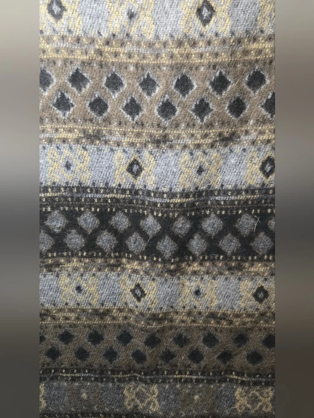 Vintage Berkshire Reversible Scarf Made in Italy